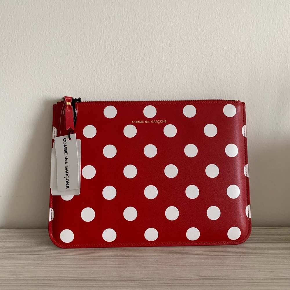 Comme des Garçons leather pouch